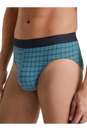 Calida Grafic Cotton Slip męskie z miękką gumową ściągaczem, naturalnie oddychające i przyjemne dla skóry, , 46-48