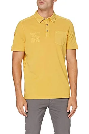 Camel Active Męska koszulka polo Polo z rękawami do łokci, , S, słońce, S