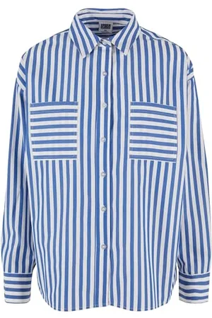 Urban classics Damska koszula w paski, , XXL