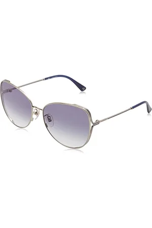 Nina Ricci Damskie okulary przeciwsłoneczne Snr302, błyszczące jasne złoto W/kolorowe części, 32