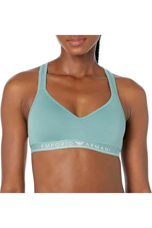 Emporio Armani Damski Bralette Iconic Logo Padded Bra, , XL