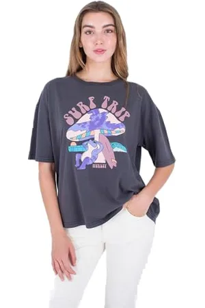 Hurley Koszulka damska Surf Trip Boyfriend, , S