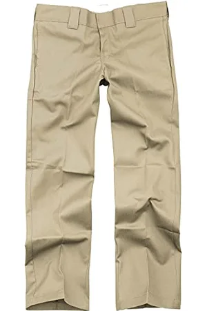 Dickies Męskie spodnie do pracy, dopasowane, o prostej nogawce, Khaki, 32W / 30L