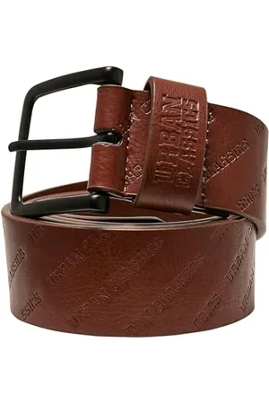 Urban classics Unisex Allover Logo Belt Pasek