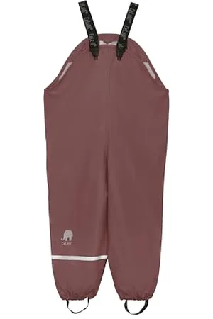 CeLaVi Dziecięce spodnie przeciwdeszczowe unisex Basic PU, Różowy brąz, 90 cm