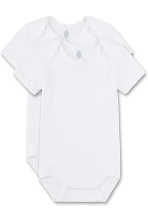 Sanetta Unisex – body dziecięce 321860, 2 sztuki, jednokolorowe, , 104 cm