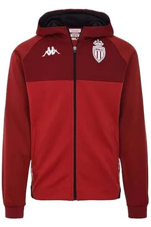 Kappa Męska bluza Arufeod 6 Monaco, bordowo-czerwono-ciemnoszara, 5XS
