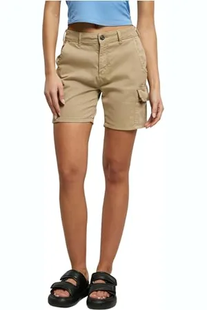 Urban classics Damskie szorty cargo z wysokim stanem, , 34