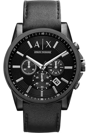 Armani Exchange AX2098 Zegarek męski, mechanizm chronografu, zegarek ze stali nierdzewnej z kopertą o średnicy 45 mm