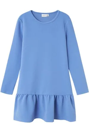 NAME IT Dziewczęca Nkfroka Ls Dress Keid, , 134