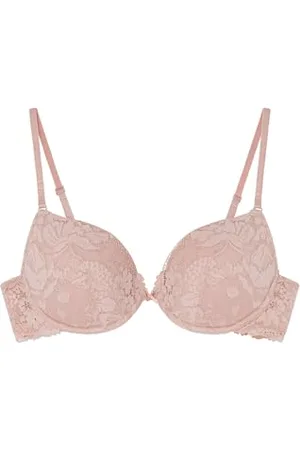 Women secret Biustonosz Lace Pink Nude Padded, Różowy, 70B