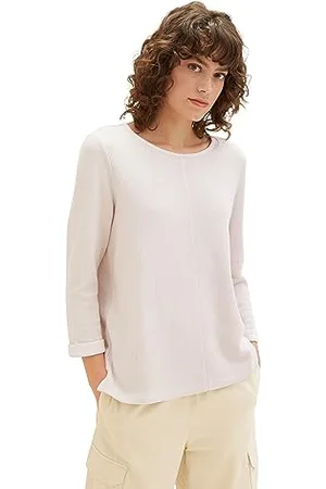 TOM TAILOR Damska bluza Cosy z rękawami 3/4, , L