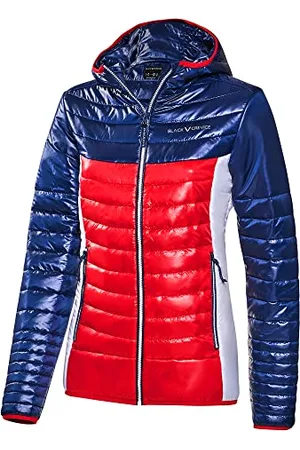 Black Crevice Damska kurtka izolacyjna, oddychająca, damska kurtka outdoorowa, wysokiej jakości damska kurtka funkcyjna ze 100% poliestru i termoizolacyjnego watowania, odporna na wodę i wiatr