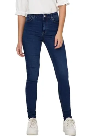 ONLY Onldruna Hw Skinny Dnm Pimbox spodnie jeansowe Kobiety, , 27W / 32L
