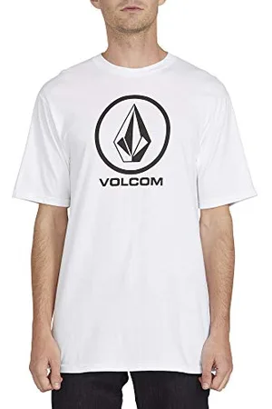 Volcom Męska koszulka z krótkim rękawem ze wzorem Crisp Stone, , M