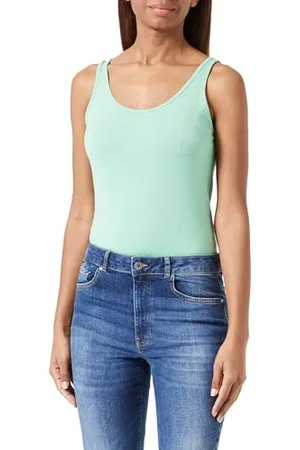 Blue Seven Damska koszulka na ramiączkach/Cami Shirt, HL ZIELONY ORYGINALNY 40, , 40