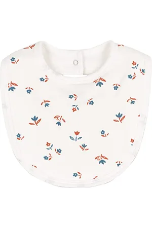Petit Bateau Śliniaczek Unisex-Bimbi, Biały Marshmallow/Wielobarwny, Taglia unica