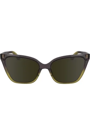 Calvin Klein Damskie okulary przeciwsłoneczne CK24507S, fioletowe/beżowe, jeden rozmiar, , Rozmiar uniwersalny