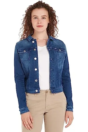 Tommy Hilfiger Damskie kurtki Vivianne Slim Trucker Nnmbs, , S