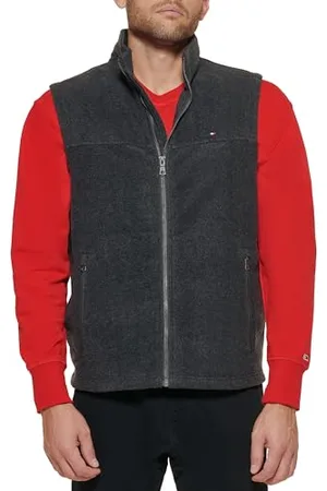 Tommy Hilfiger Męska kamizelka polarowa z polaru Weste, , L