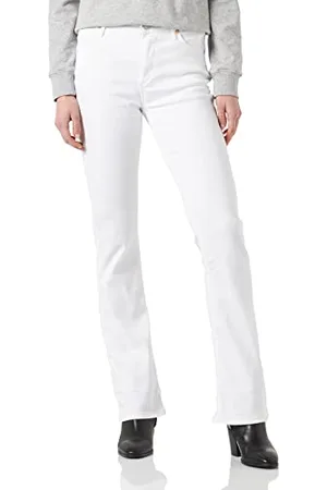 True Religion Damskie dżinsy Becca, białe, regularne, , 32W DE