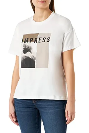 Kaffe Damska koszulka Top Bluzka z nadrukiem Oversize, , L