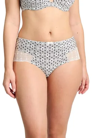 Sans Complexe Damskie Elise Fantaisy 61PAH62 Bikini, Imprime Noir/Fuschia, 38