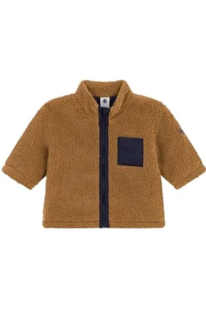 Petit Bateau Niemowlęta chłopięca kurtka A08Q2, brązowa Brindille, 6 miesięcy, , 6 miesi?cy