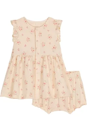 Petit Bateau Sukienka + Bloomer (zestaw 2 sztuk) dla dziewczynki, , 3 miesi?cy