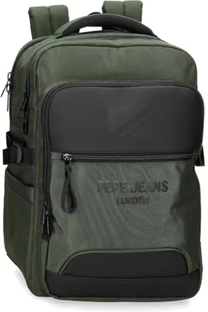 Pepe Jeans Bromley, plecaki, plecaki kabinowe, torby na ramię Joumma Bags, poliester, różne rozmiary, czarny, , czerwony, szary, poliester., , Talla única, podwójny plecak