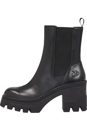 Calvin Klein Damskie buty Chelsea na grubym obcasie LTH Mid, , 39 EU