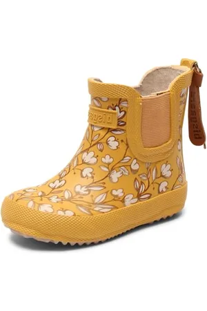 Bisgaard Unisex dziecięce buty Rubber Rain Boot, żółty - - 27 EU