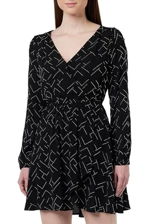 Pepe Jeans Bursztynowa sukienka damska, , XL