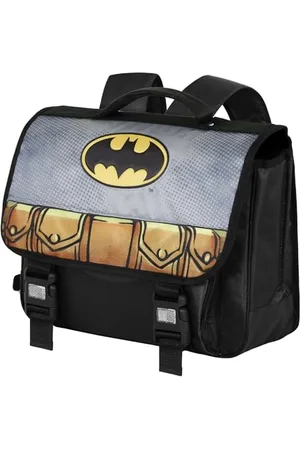 DC Comics Originals Batman Batdress-Plecak Cartable 2.0, Czarny, 38 x 30 cm, Pojemność 13,5 L