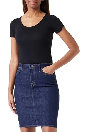 7 for all Mankind Easy Pencil Skirt Magnolia, , 32