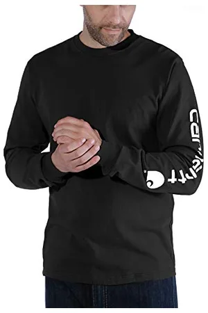 Carhartt Męska koszulka z długim rękawem Signature Logo