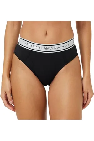 Emporio Armani Damskie majtki z wysokim stanem z ikonicznym logo, , S
