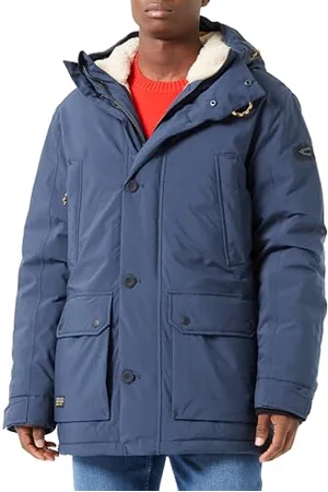 Camel Active Męska nowoczesna parka Texxactive z puchem z recyklingu, , 110