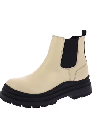 TOM TAILOR Damskie buty 4291701 Chelsea, kremowe, 39 EU