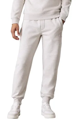 Calvin Klein Jeans Męskie spodnie MONOLOGO HWK J30J325658, spodnie dresowe, szare, 3XL, , 3XL