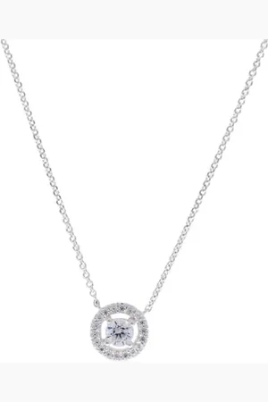 Thomas Sabo SCKE150146 Naszyjnik Damski z Wisiorkiem ze Srebra Próby 925, Biała Cyrkonia o Szlifie Brylantowym 42 cm