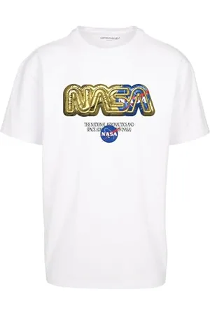 Mister Tee Unisex T-shirt NASA HQ Oversize Tee White XL, , XL