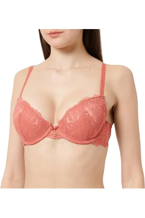 Emporio Armani Damski biustonosz push-up z wyjmowanymi wkładkami i 2 pętlami wiązki wiecznej, 32B, , 70B