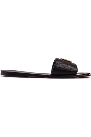 DKNY Damskie płaskie klapki Gracen Leather, , 39 eu