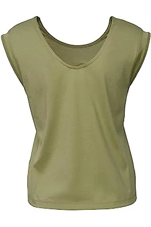 ESPRIT Damska koszulka 063EE1K306, 345/LIGHT Khaki, XS, , XS