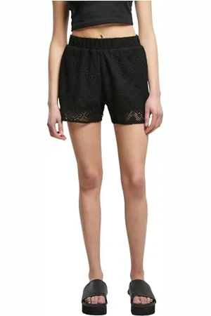 Urban classics Damskie szorty Crochet Lace Resort, , XS