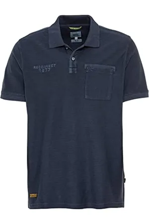 Camel Active Koszula Polo Męska, Niebieski Night Blue, S
