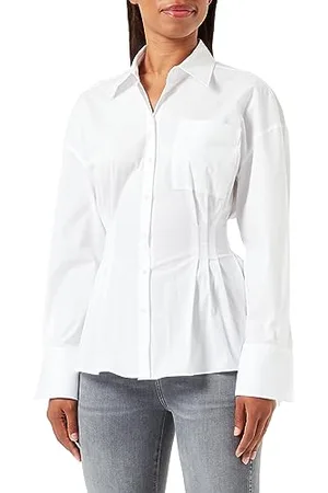HUGO BOSS Damska biała bluza, , 36