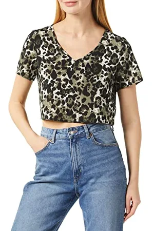 Noisy May Damska koszulka Nmclara S/S dekolt w serek S* T Shirt, , M