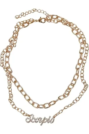 Urban classics Naszyjnik unisex Diamond Zodiac Golden Necklace, kolor , rozmiar uniwersalny